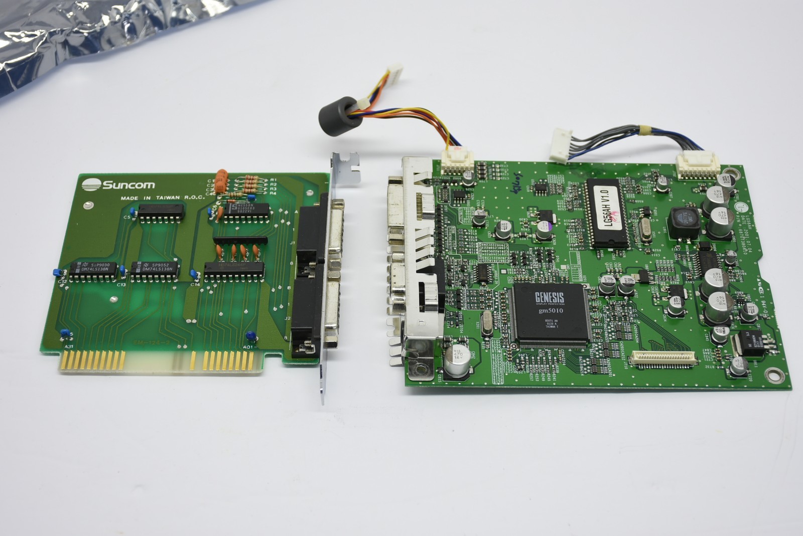Vintage Suncom Gameport Game Joystick Port Card & LG Controller Card