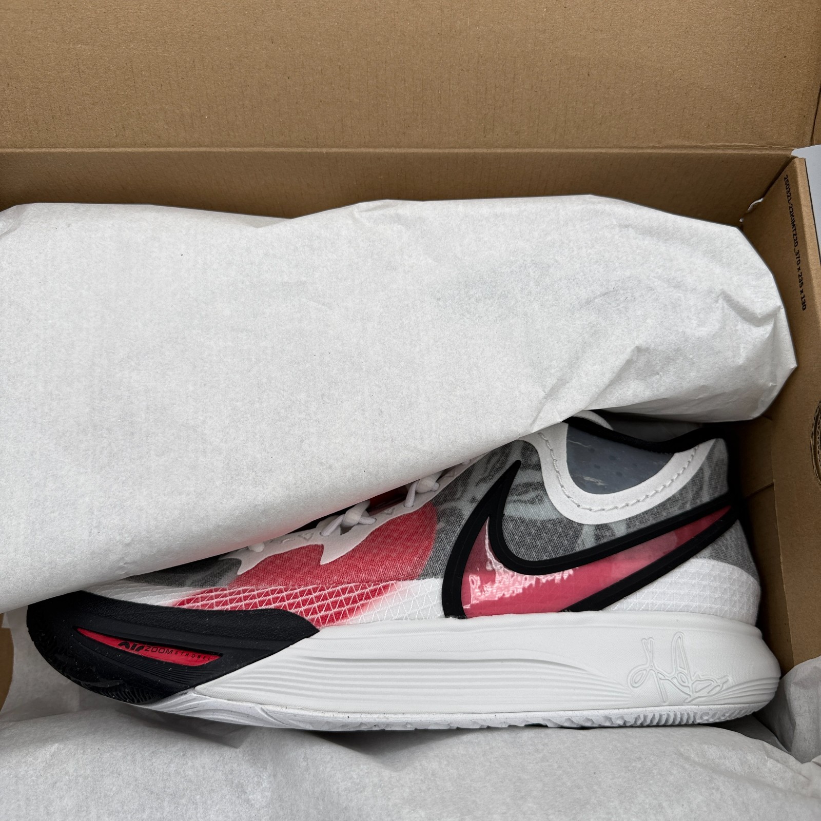Nike Kyrie 8 Shoes Mens Black White Red Basketball Running DJ6017 100