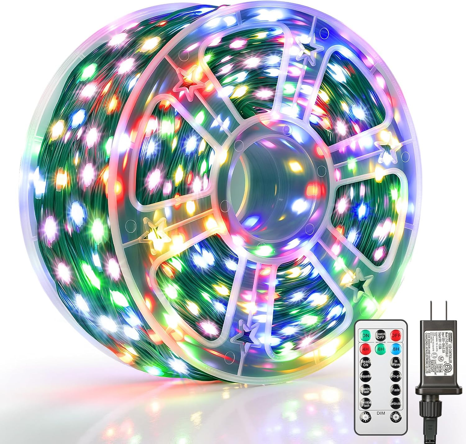 1500 LED Christmas Lights 492FT, Outdoor Waterproof Dimmable Fairy Lights with R