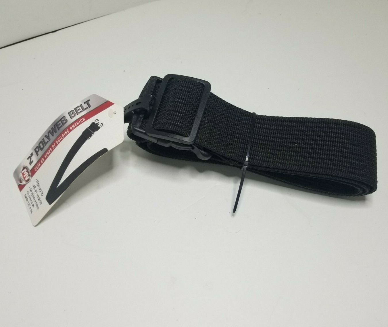 McGuire Nicholas 2" Polyweb Belt  48" Waist Tool Belt  Quick release buckle