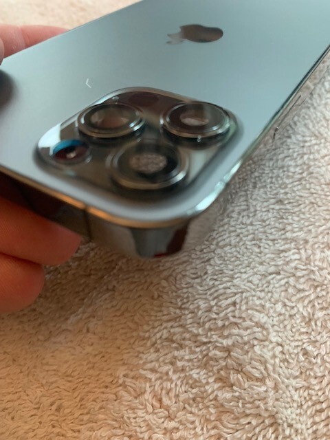 Apple iPhone 12 pro grey back rear housing glass chasis ( B )