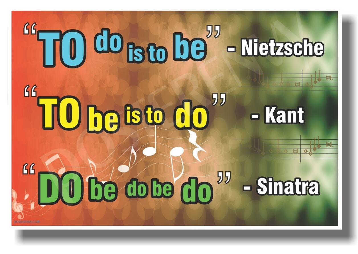 Kant Nietzsche Sinatra Sign - NEW Humorous Quote Poster
