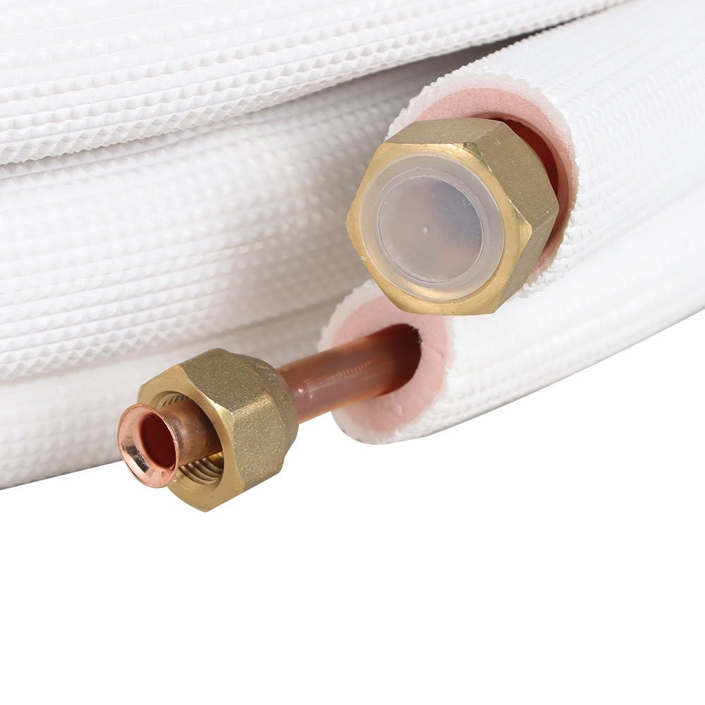 50FT Mini Split Line Set 3/8" & 5/8" Install Kit For Mini Split Heat Pump System