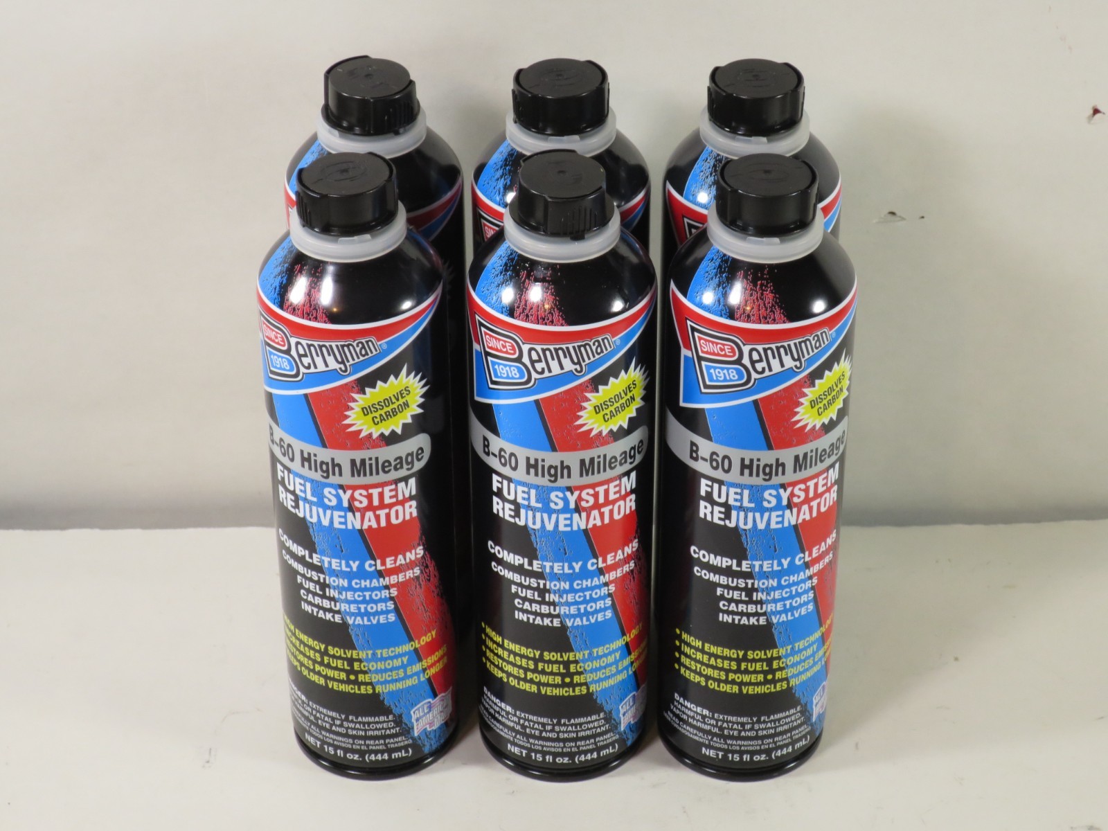 Berryman 7516 High Mileage Fuel System Rejuvenator 15oz Pour Can Case of 6
