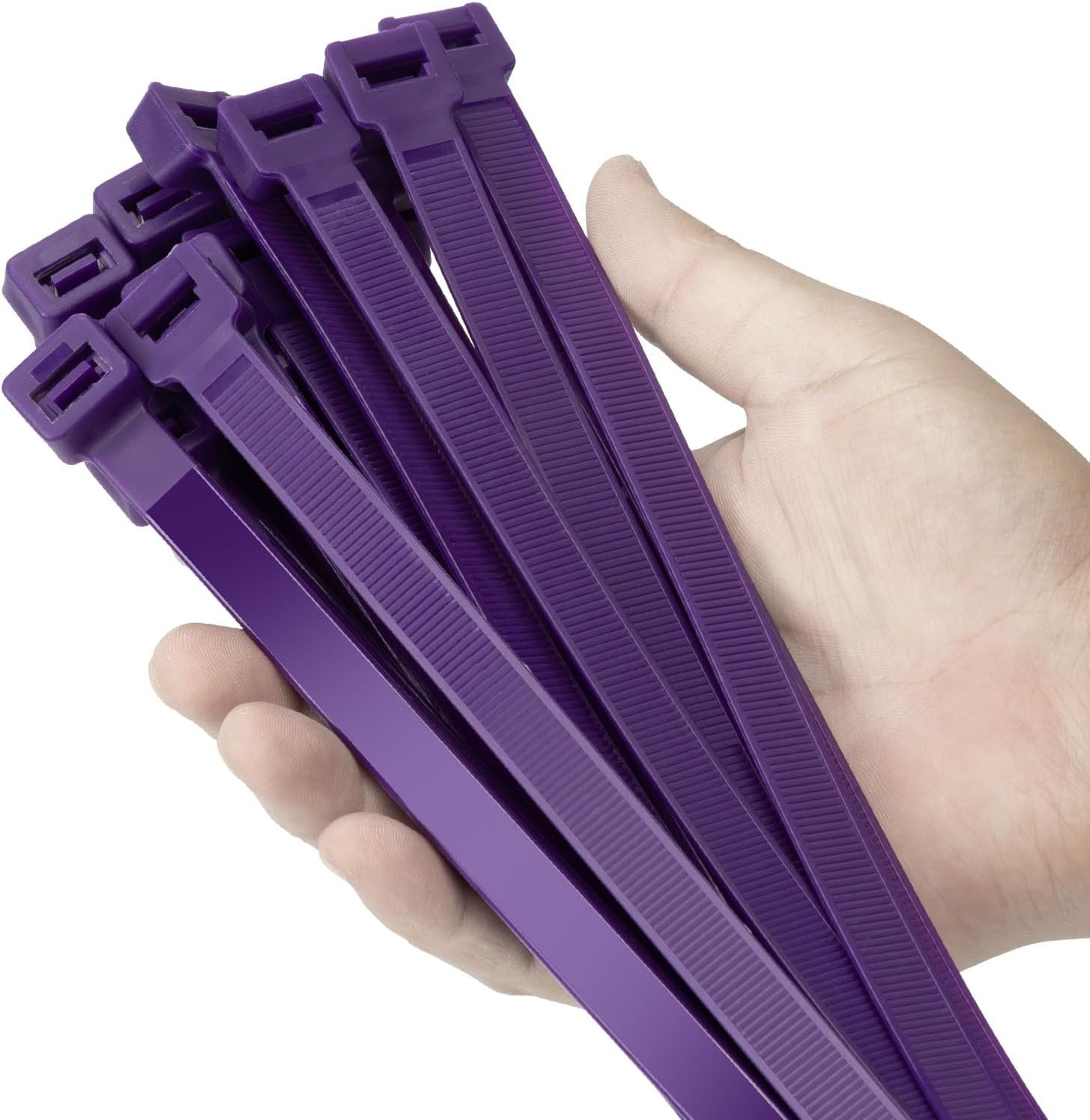 12 inch Purple Zip Ties Heavy Duty 100 PCS, 250 LBS Ultra Exclusive Strong Plast