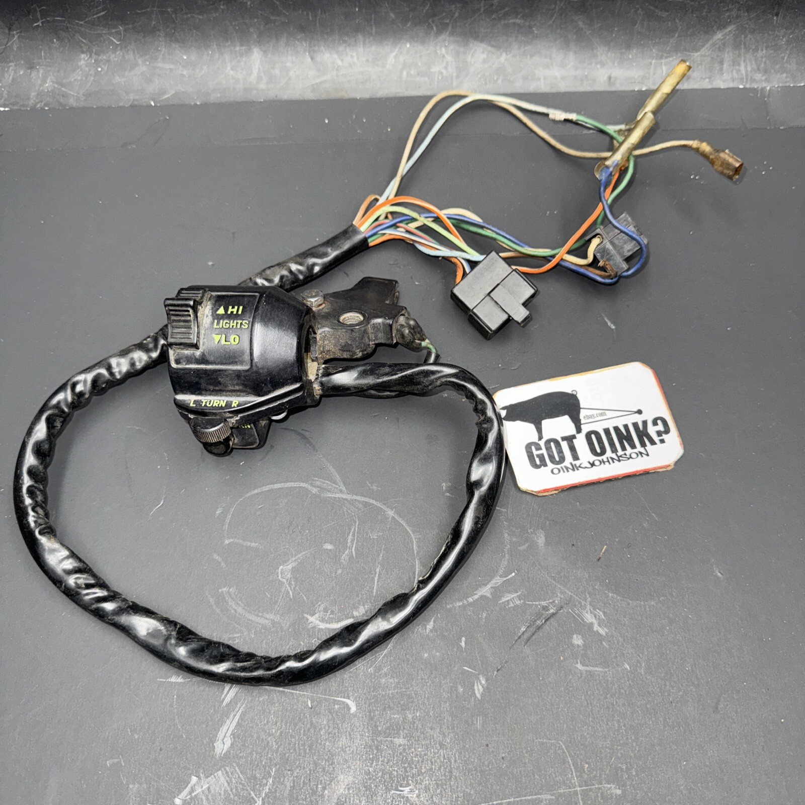 HONDA GOLDWING GL1000 LEFT HAND SWITCH CONTROL HM-16QB-T Horn Lights Vintage