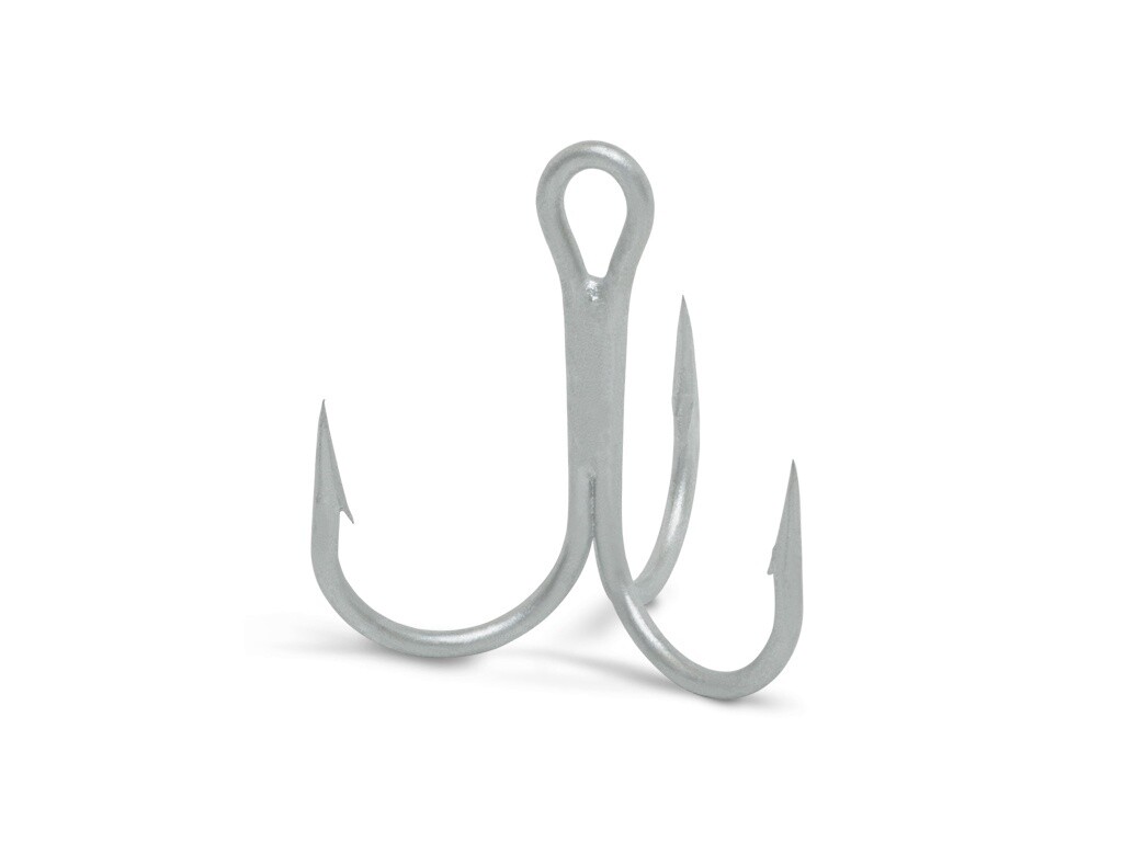 VMC 9651PS #8 X-SHORT-ROUND-1X STRONG TREBLE HOOK-PERMASTEEL/SIZE#8