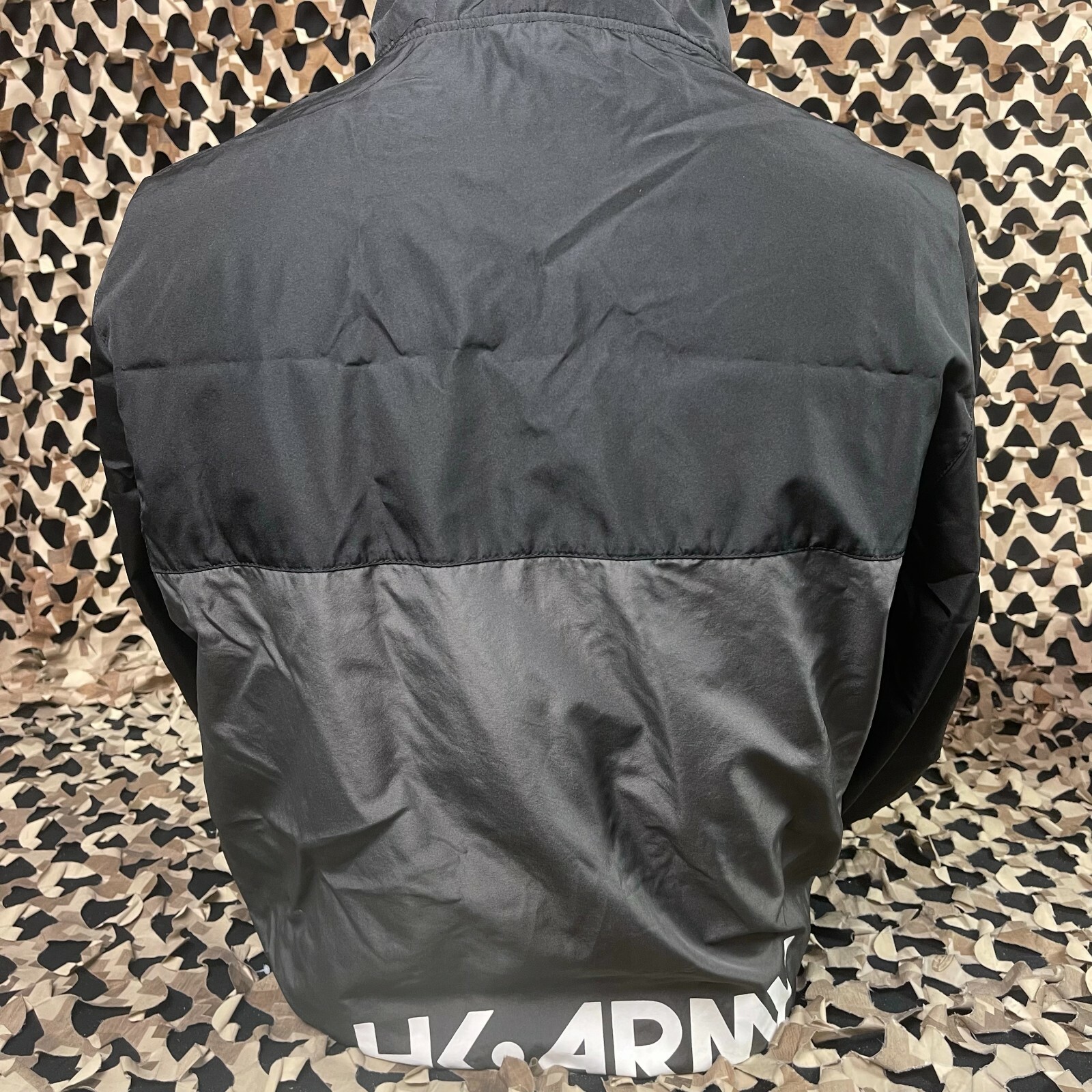 NEW HK Army Slash Zip Up Windbreaker Jacket - Graphite