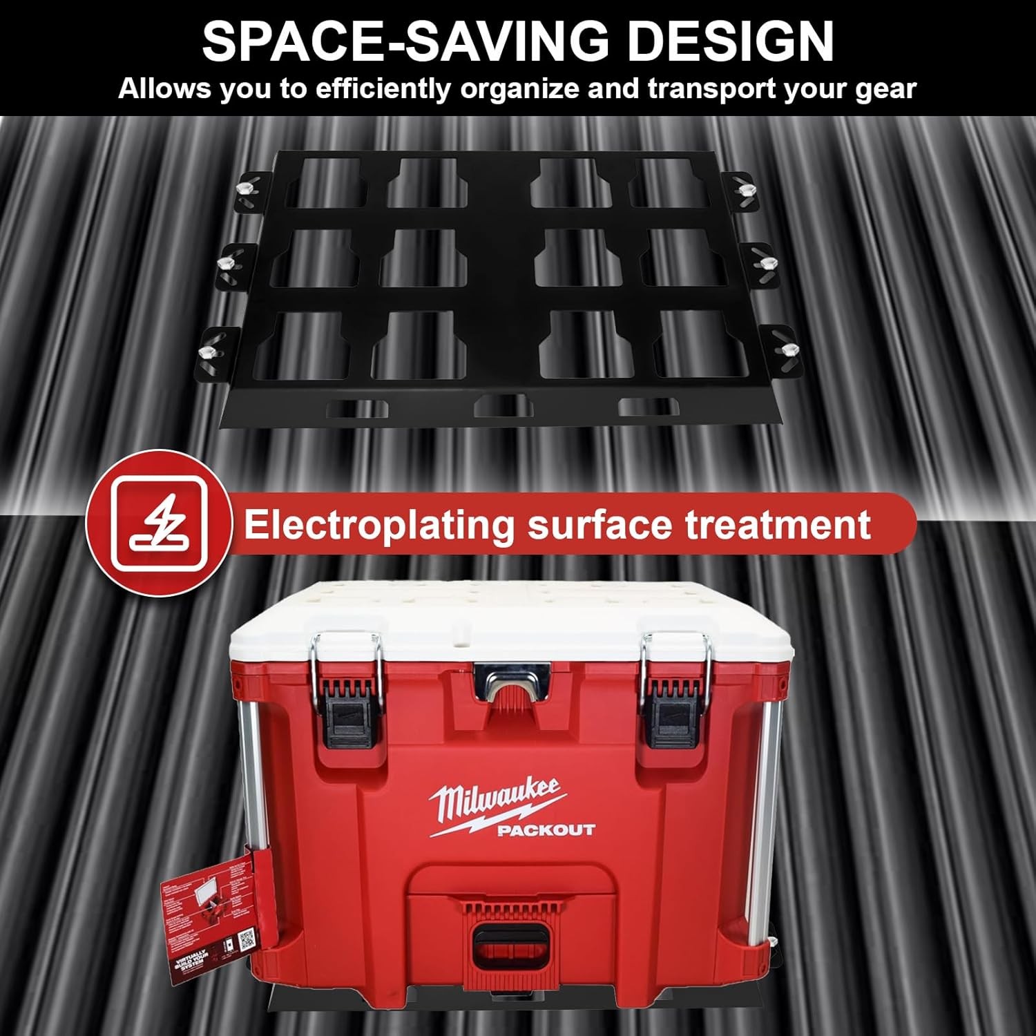 Mounting Plate - Durable Metal Base for Tool Storage