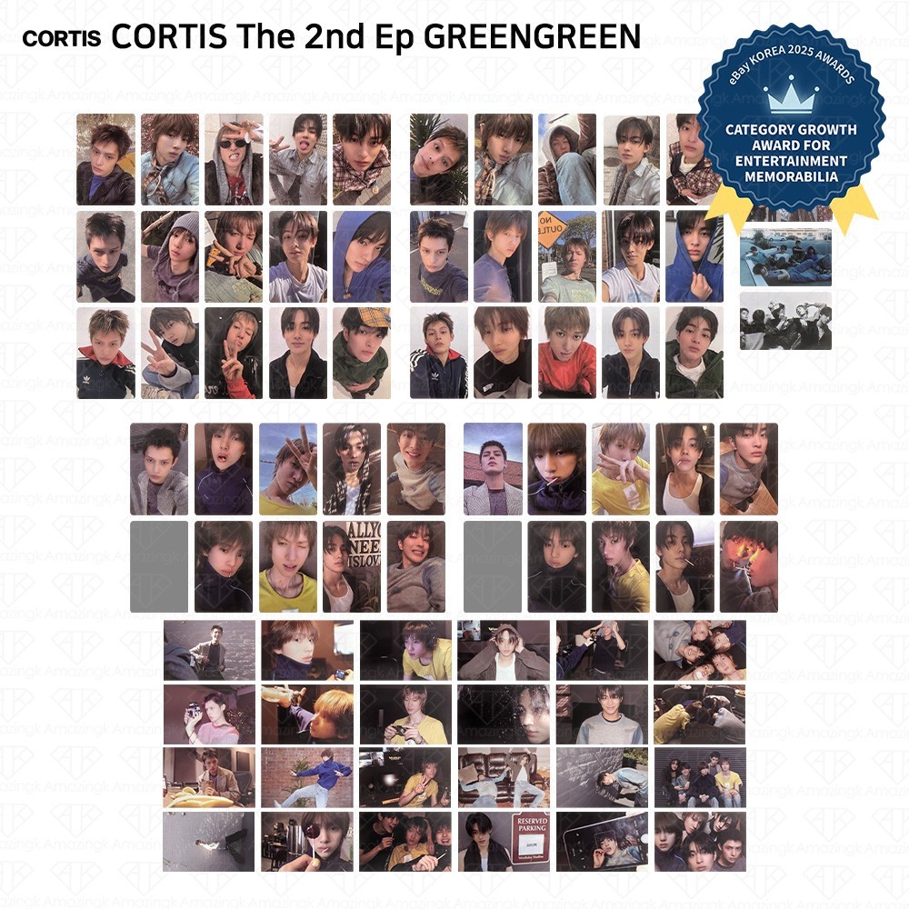 CORTIS The 2nd EP GREENGREEN Photobook/Weverse ver. Photocard