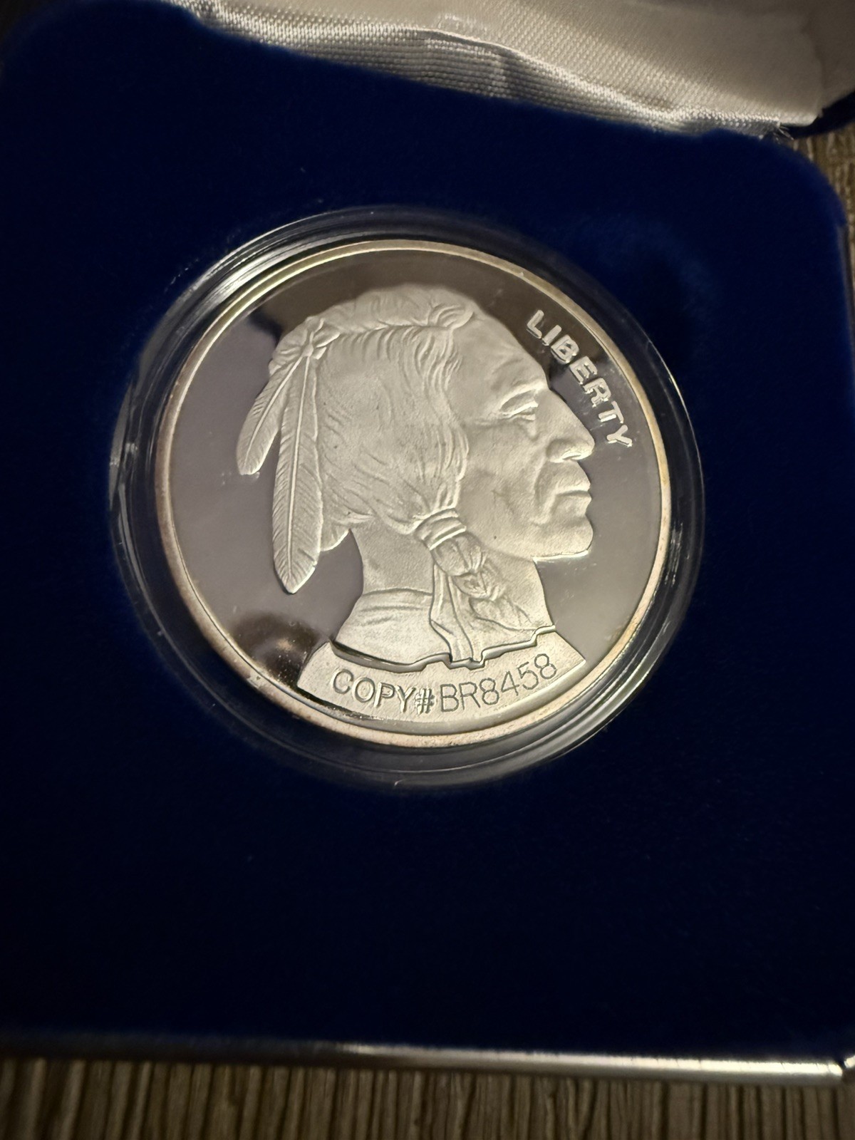 COPY 2001 U.S. BUFFALO Silver COIN INDIAN HEAD COIN Copy Silver Clad