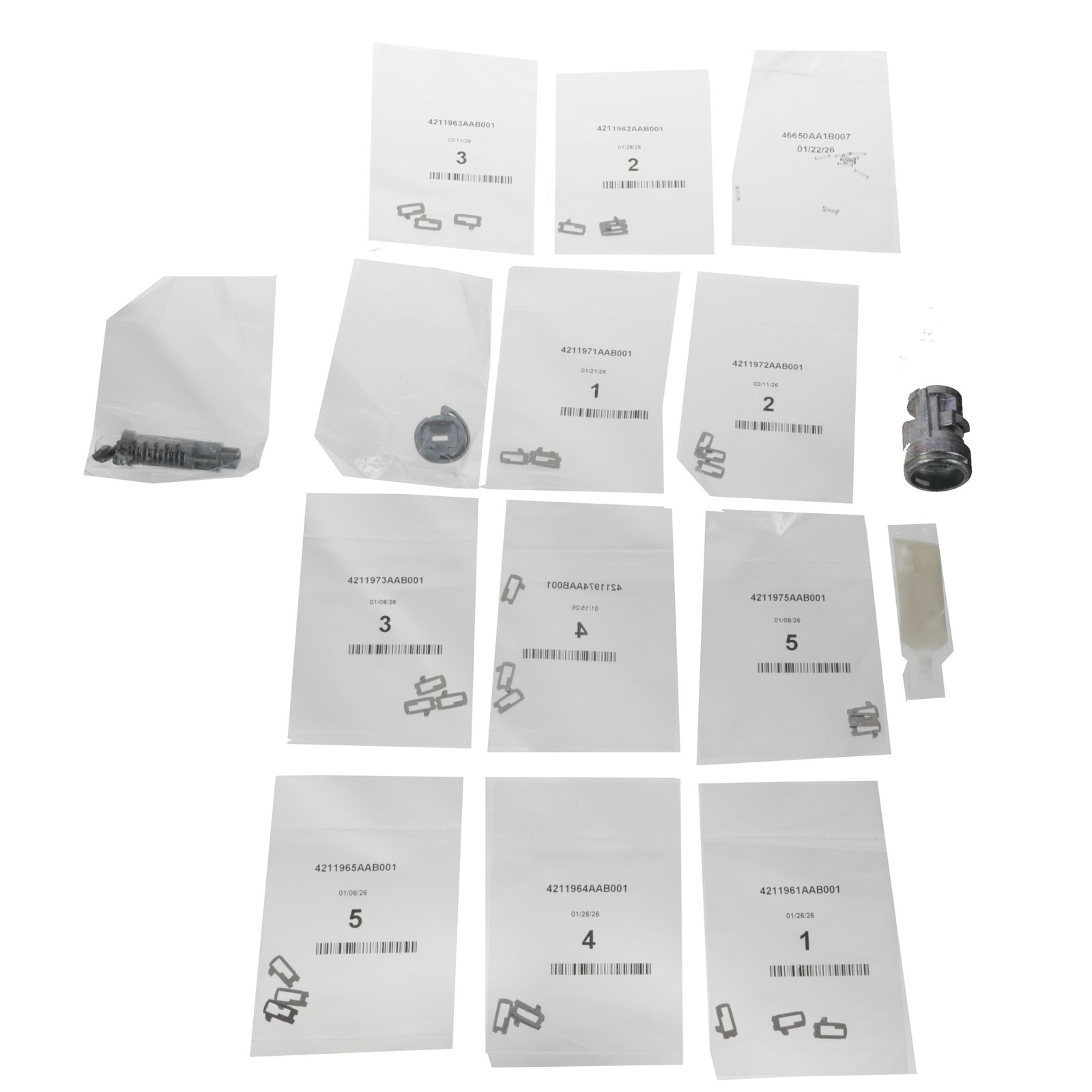 OEM NEW Ford Super Duty 2015-2022 Ignition Lock Repair Kit Assy.- FL3Z-11582-B