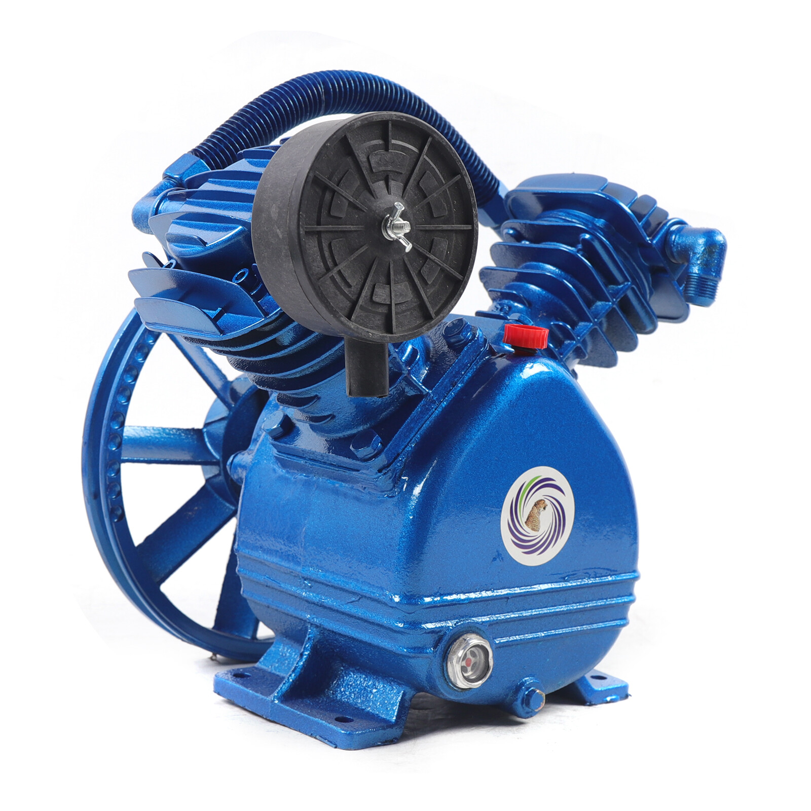 175psi V Style 2 Cylinder Air Compressor Pump Motor Head Double Stage Air Tool