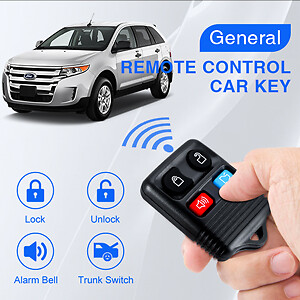 For Ford Replacement Alarm Remote Keyless Entry Control Key FOB Clicker 4 Button