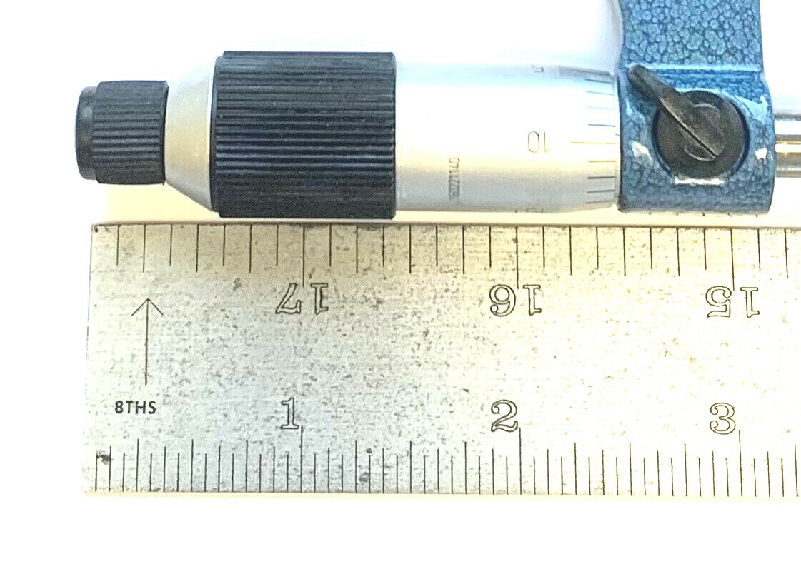 2-3" SCREW THREAD MICROMETER W/ ANVIL SET .001" GRADUATIONS