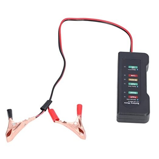 Relay Battery Tester, 12V Digital Battery Tester with Sound Reminder Function,