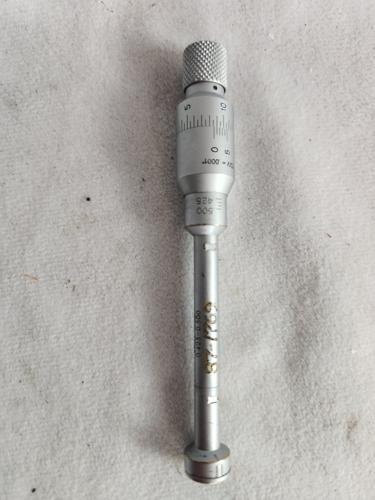 Brown & Sharpe 281 Intrimik Internal Micrometer .425-.500" Range .0001"