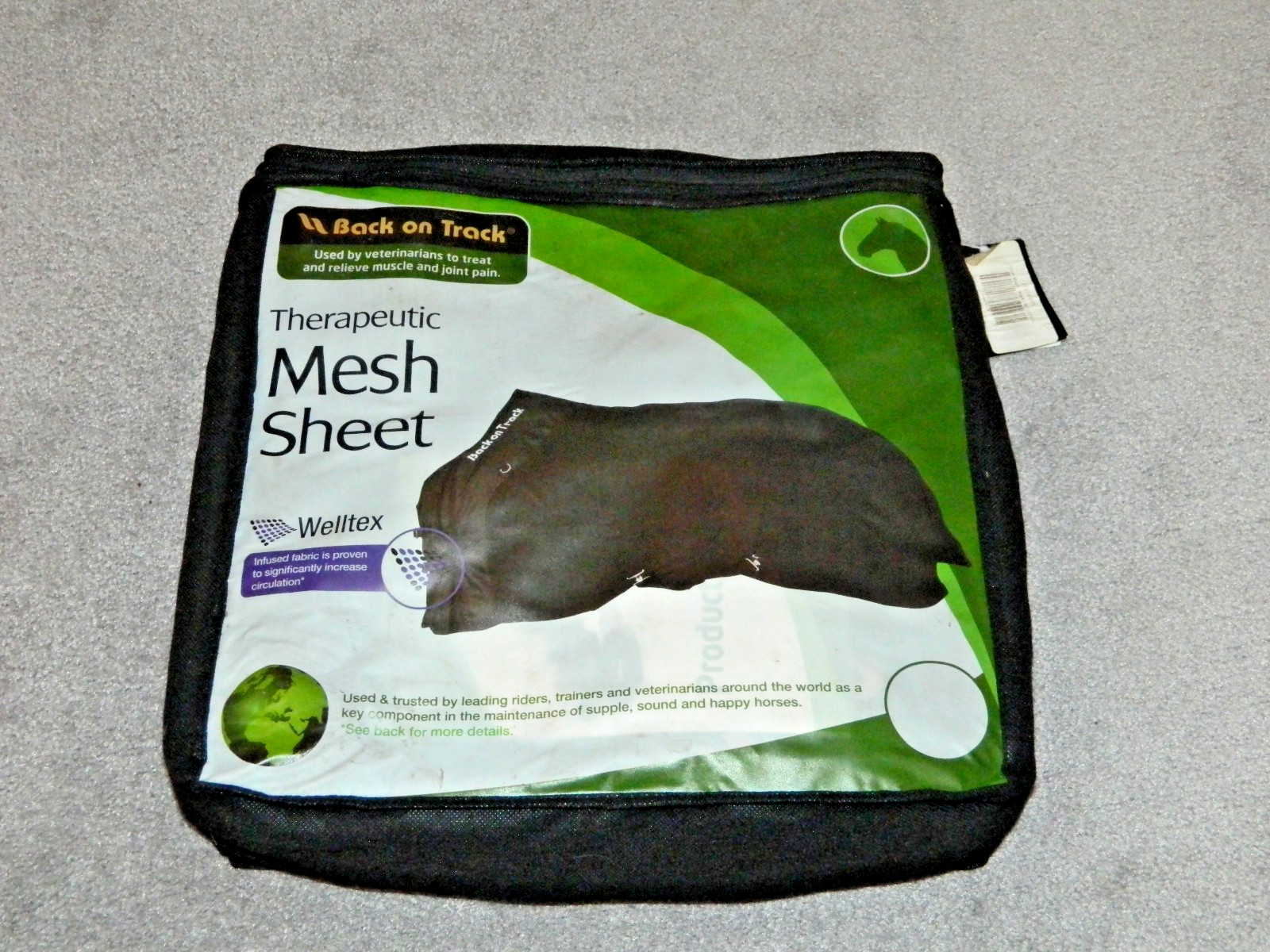 NEVER USED Back On Track Therapeutic Mesh Sheet - Black, 90"
