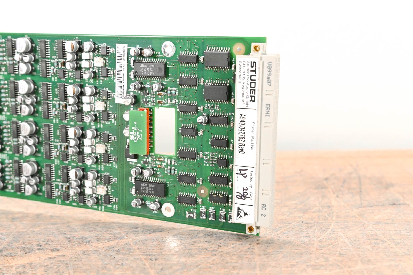 Studer Mic/Line In Card for D21m Modular I/O System CG01HDP