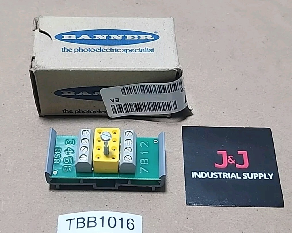 *NEW SURPLUS* Banner RS8 Amp Socket Hprseshoe Sensor 19745 🇺🇸 Made + Warranty!