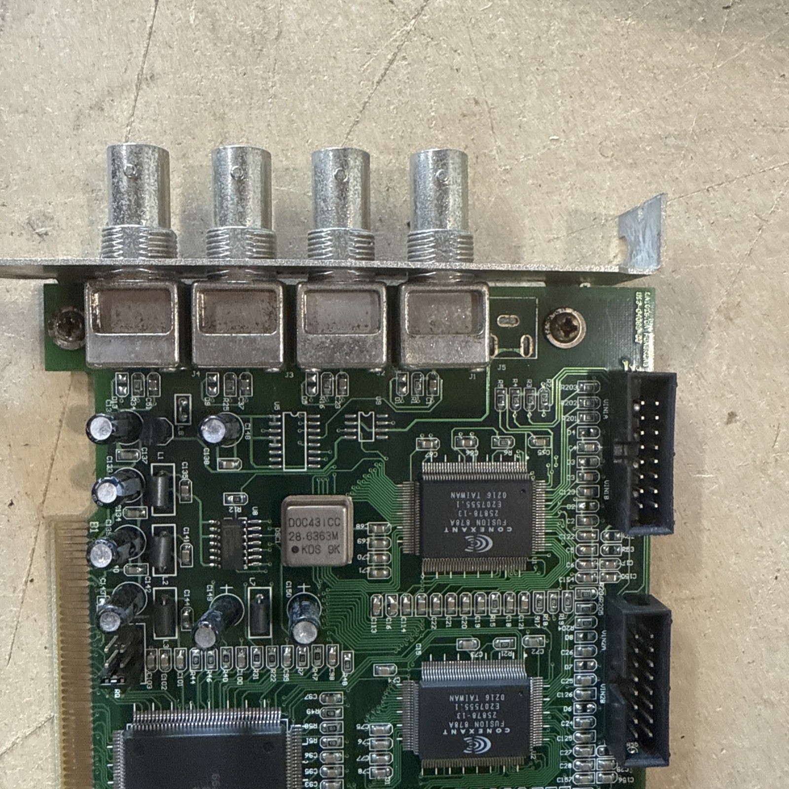 16-Channel PCI DVR Capture Card BNC Inputs