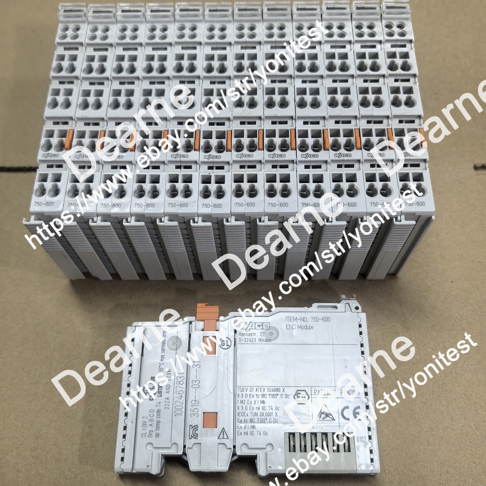 1PC WAGO 750-600 Logic Controller Module Fast FedEx or DHL