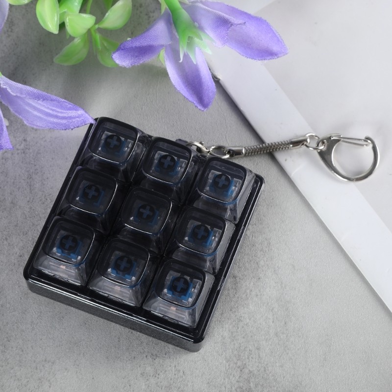 Mechanical Keyboards 9Key Switches Tester Lightless XDA Keycap Switches Sampler