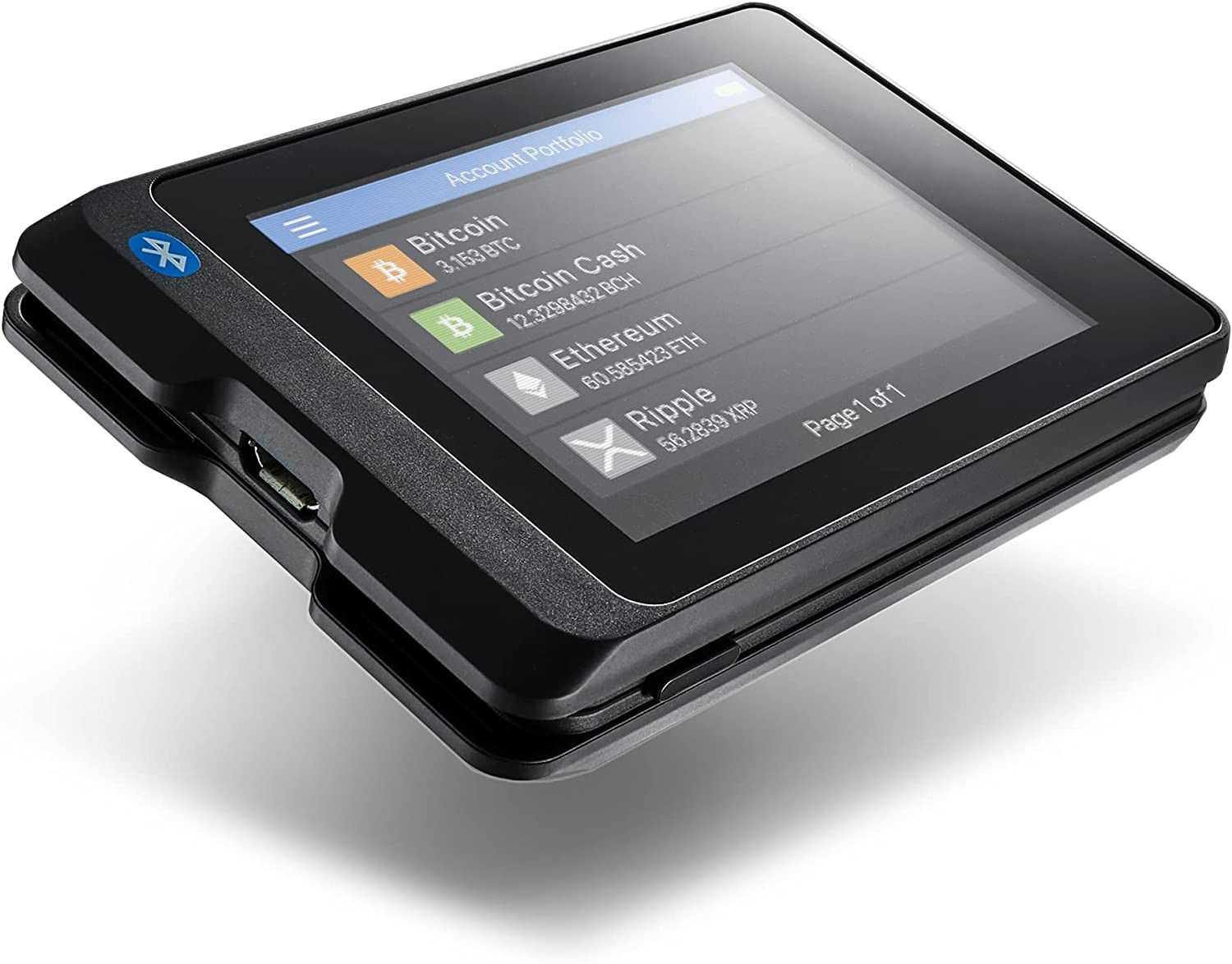 SecuX W20 Secure Touchscreen Crypto Hardware Wallet with Bluetooth