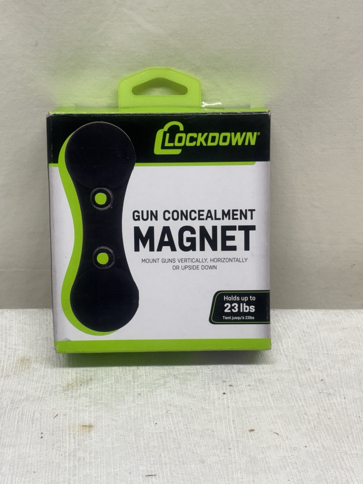 Lockdown Gun Concealment Magnet - 222501 - Holds 23 lbs  Pistol Or Long Gun