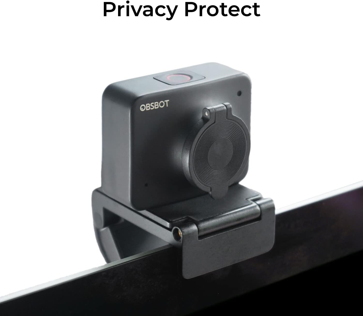 OBSBOT Meet AI-Powered 4K Webcam with Microphone AI Framing, Autofocus - Black