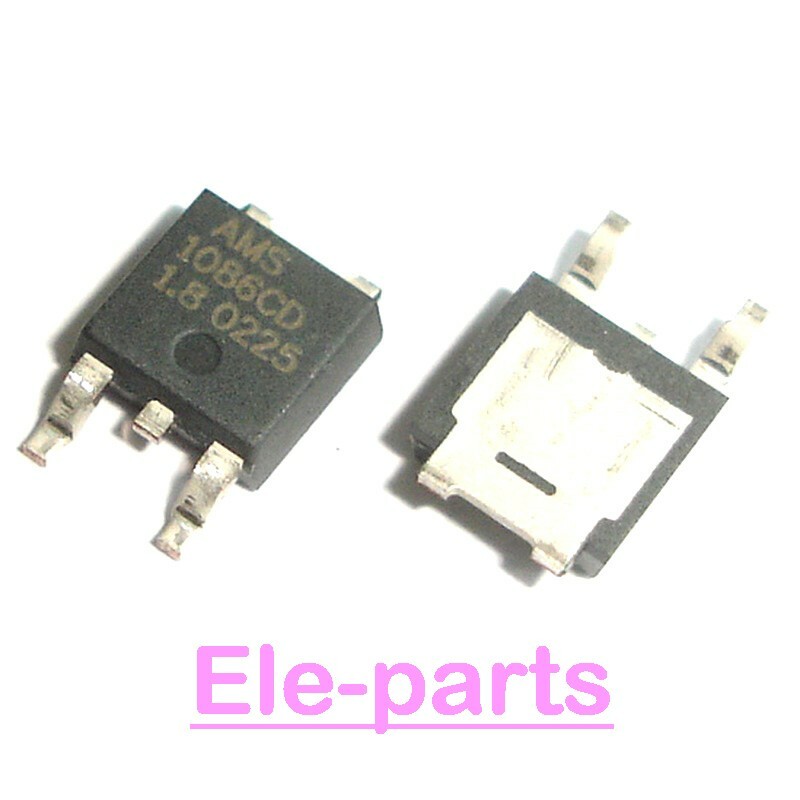 10PCS AMS1086CD-1.8 TO-252 AMS1086 1.5A Low Dropout Voltage Regulator Transistor
