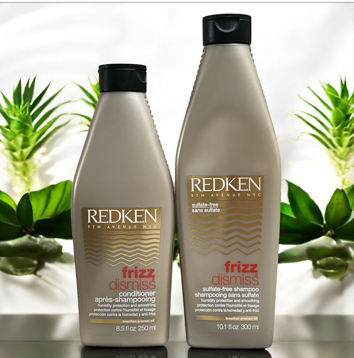 REDKEN Frizz Dismiss Shampoo 10.1 Oz & Conditioner 8.5 Oz Duo Same Day shipping