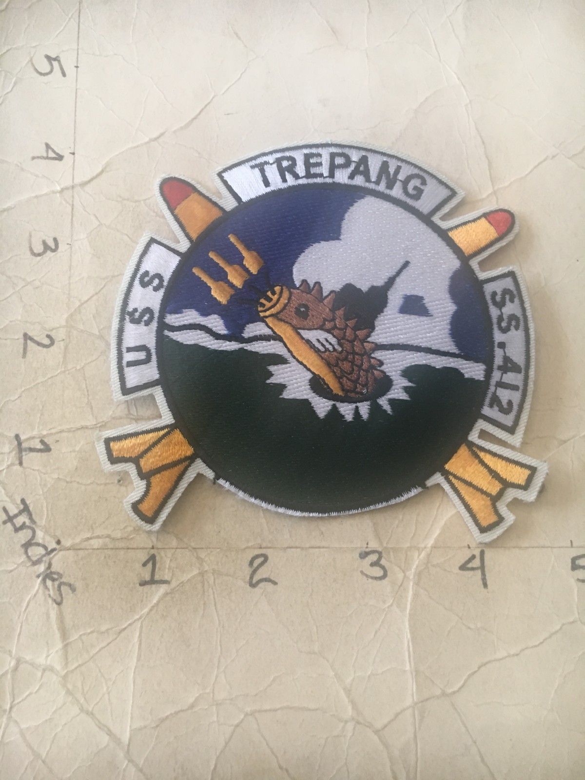 US NAVY USS Trepang SS-412 Submarine Patch 8/8/25