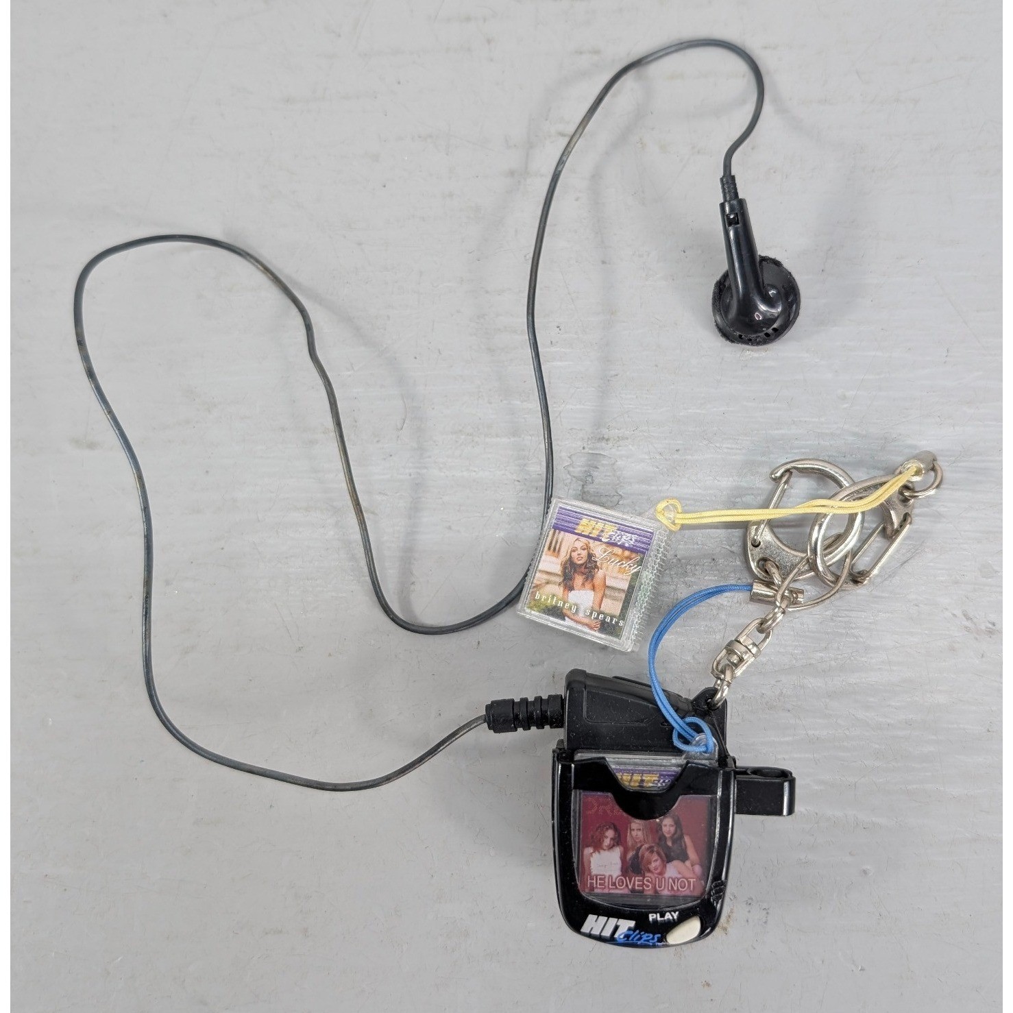Vintage Tiger Electronics HitClips Player Britney Spears 2 Clips 2000's As Is
