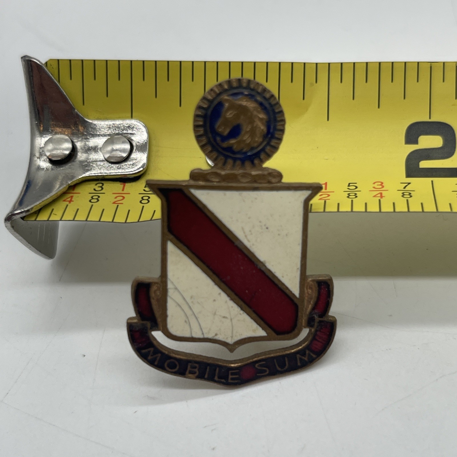 U.S. Military 2nd Support Battalion Crest DUI DI Insignia Pin Clutch MOBILE SUM