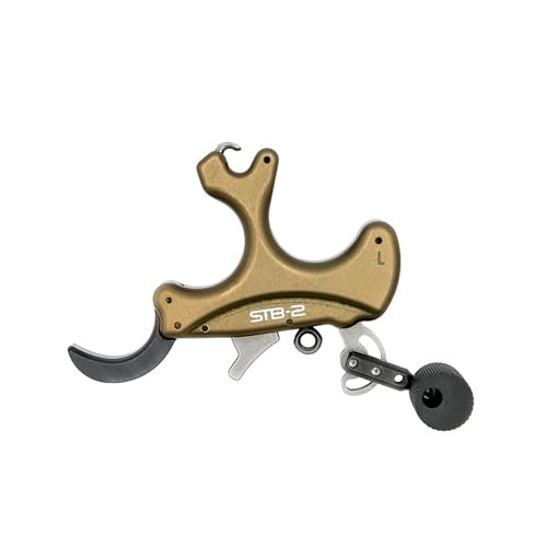 Scott Archery ST2-b Thumb Release, Tan Green, Adjustable, 3-4 Finger (8014-TR)