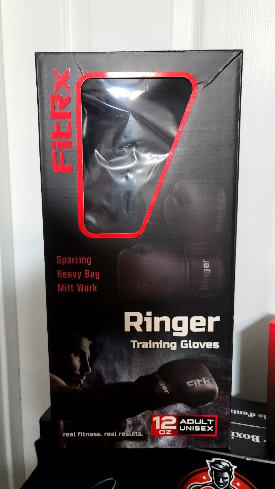 5pc Boxing Bundle: Gloves, Shadow Boxing, Wand Reflex Ball, Wrist Train, Massage