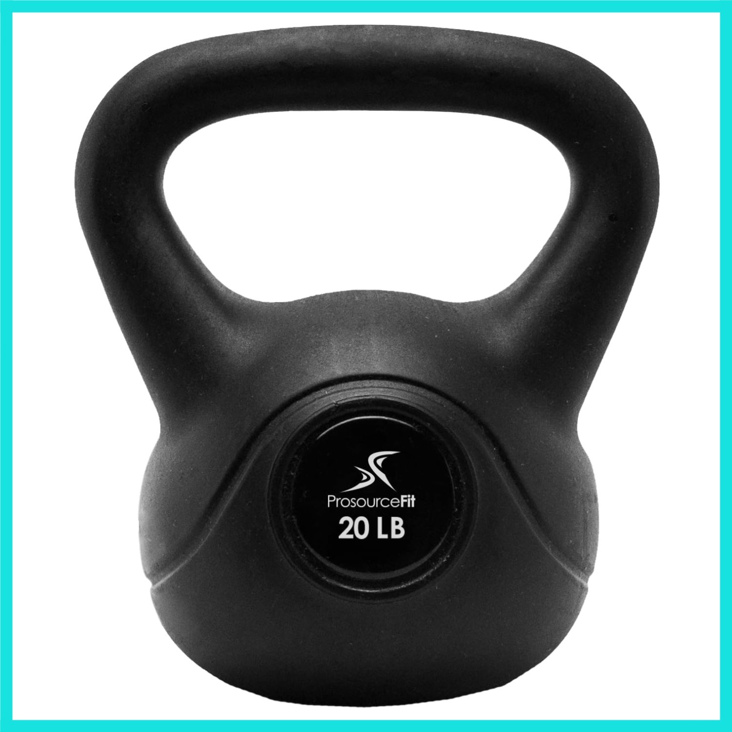 Fit Vinyl Plastic Kettlebell from 10, 15, 20, 25, 30 and 35 lbs