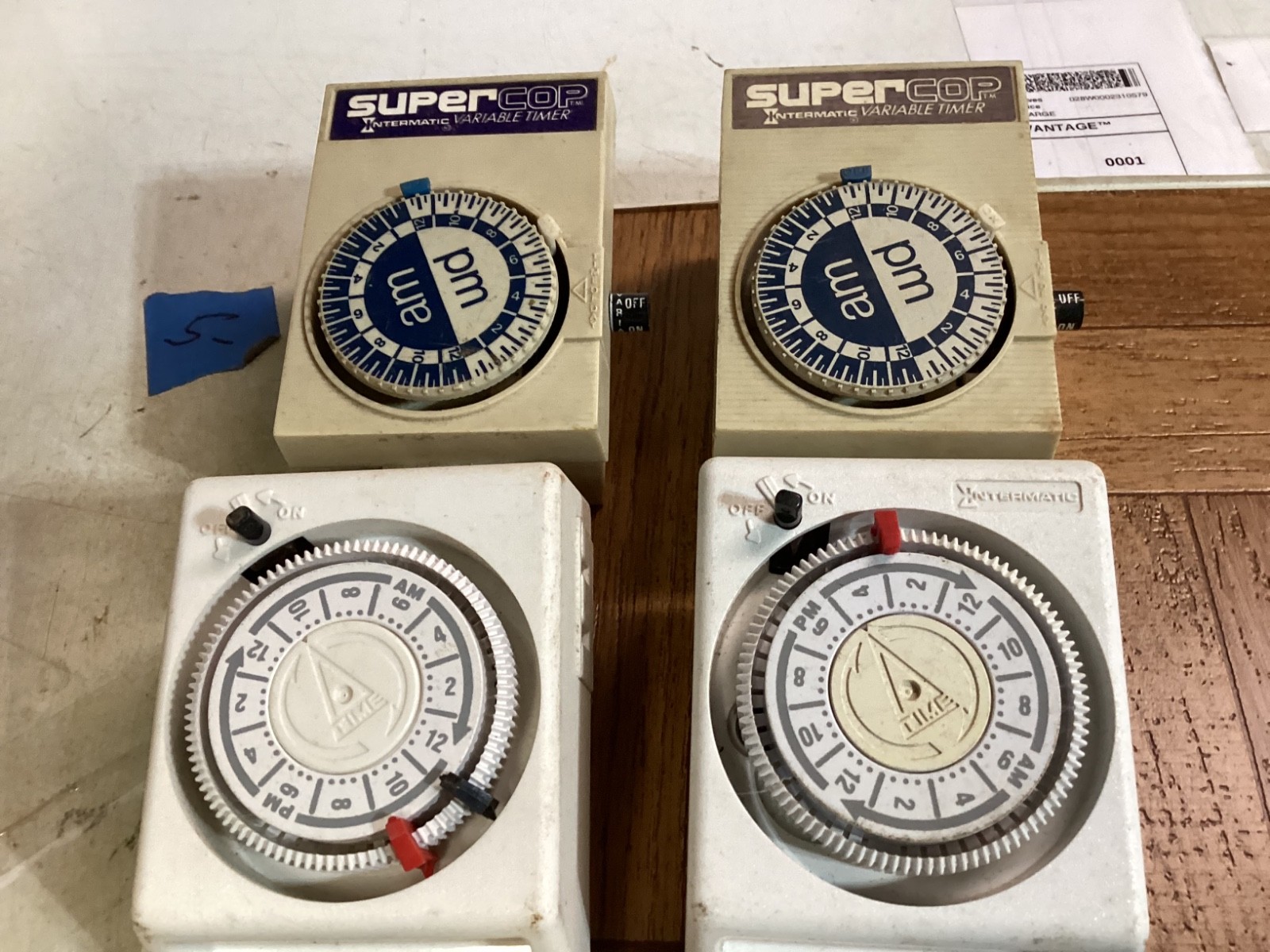 Vintage 5 Intermatic Super Cop 24 Hour Variable Automatic Timers Model D-711 vgc
