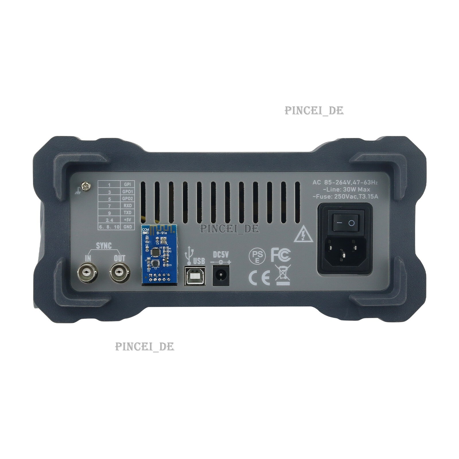 JUNTEK PSG9080 Programmable Arbitrary Generator 1nHz-80MHz Function Generator