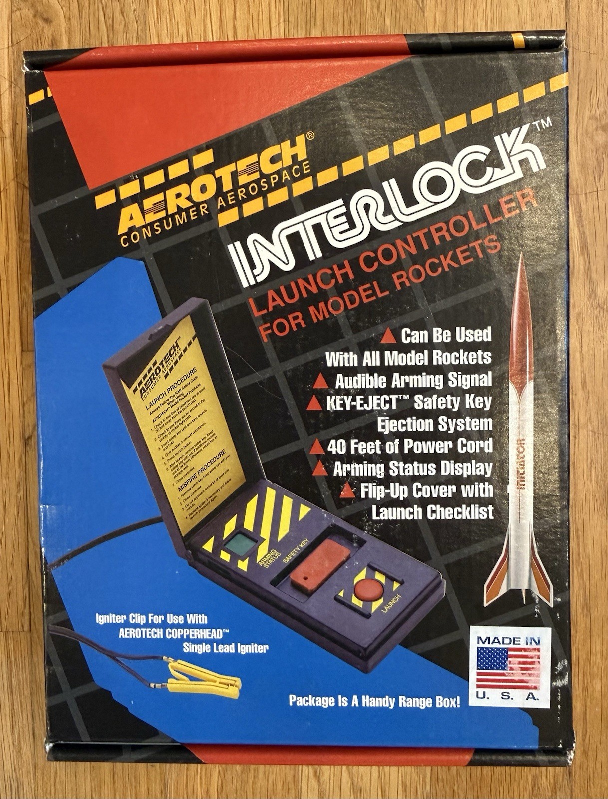Aerotech Accessory Interlock Launch Controller Flying Model Rockets AER 89381