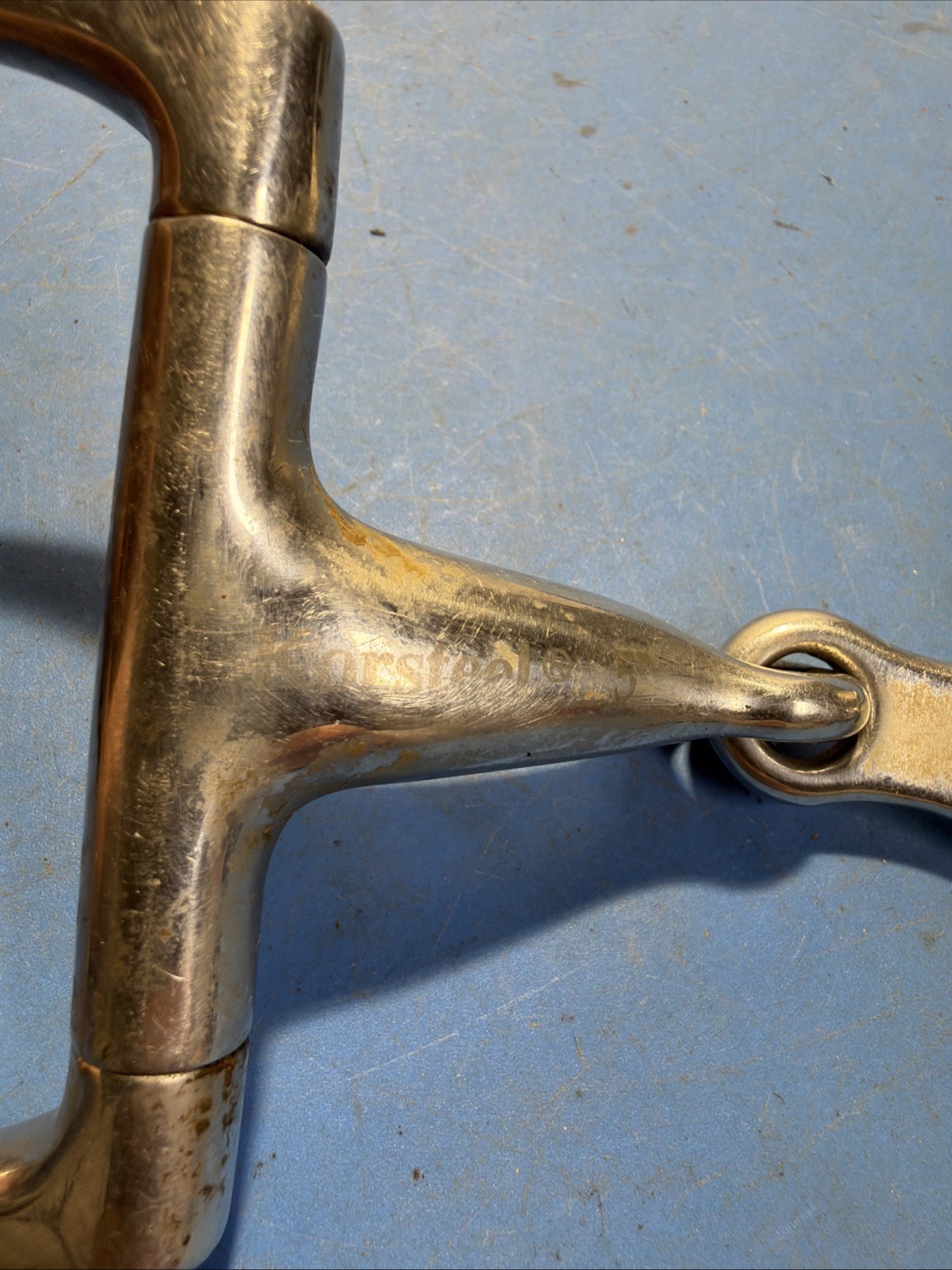 Korsteel Stainless Hunter Dee Oval Link Snaffle Bit 5inch