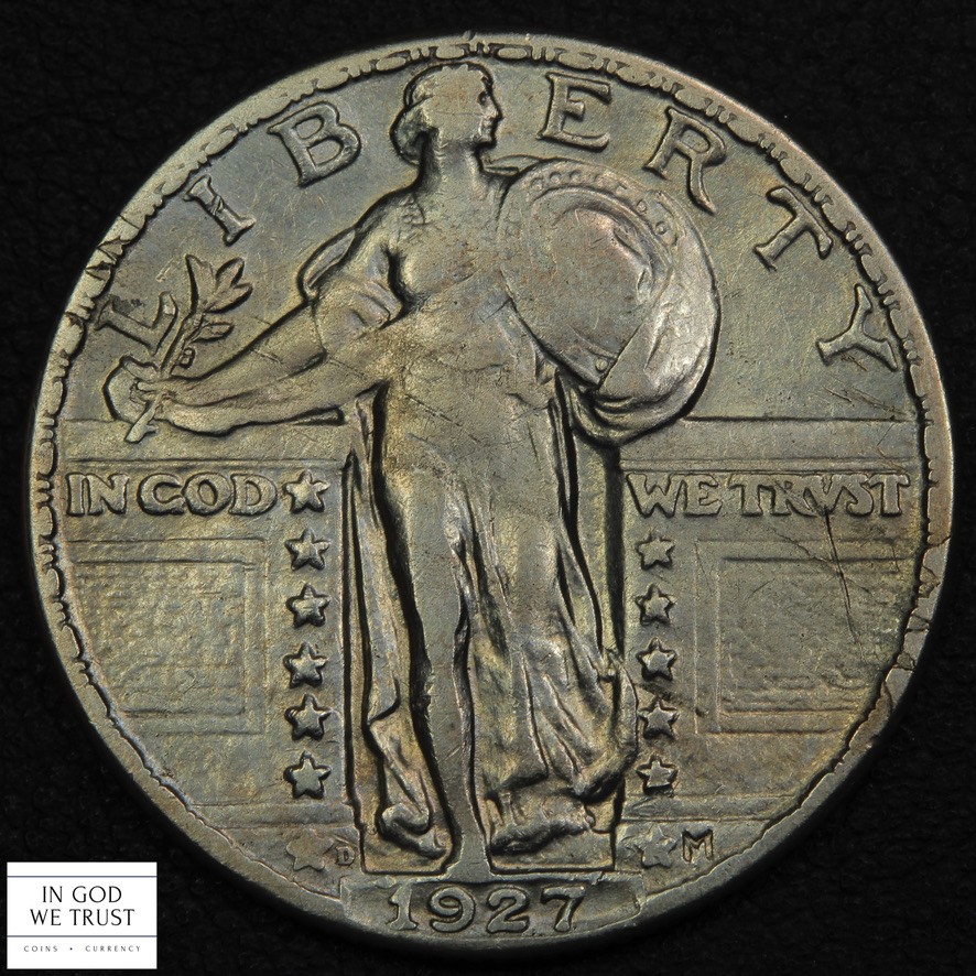 1927 D Standing Liberty Silver Quarter 25C