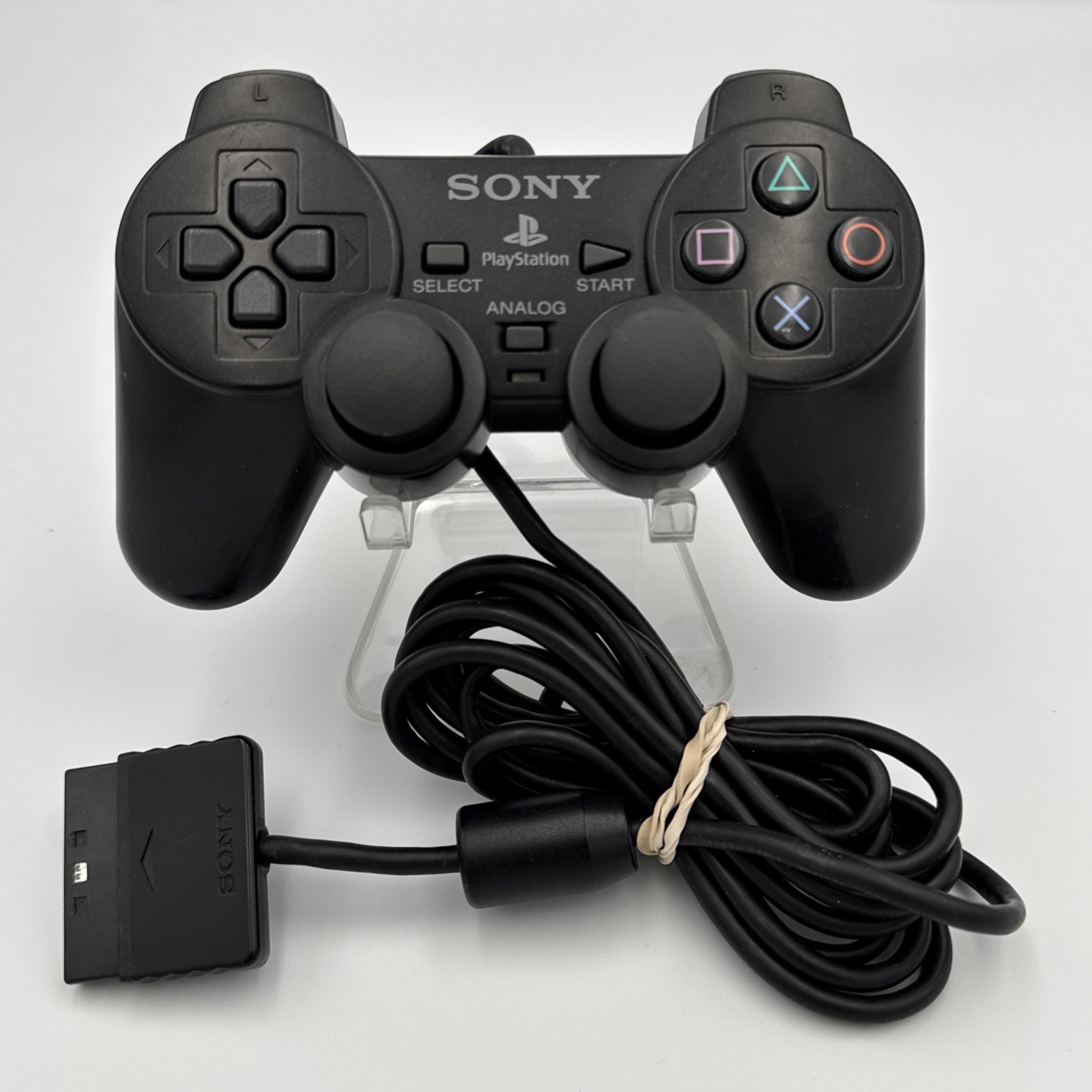 Sony PlayStation 2 PS2 DualShock OEM Wired Controller (SCPH-10010) Black Tested