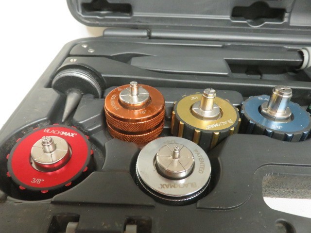 CPS Blackmax btle9 tube expander kit multi 9 head round flare swage tool