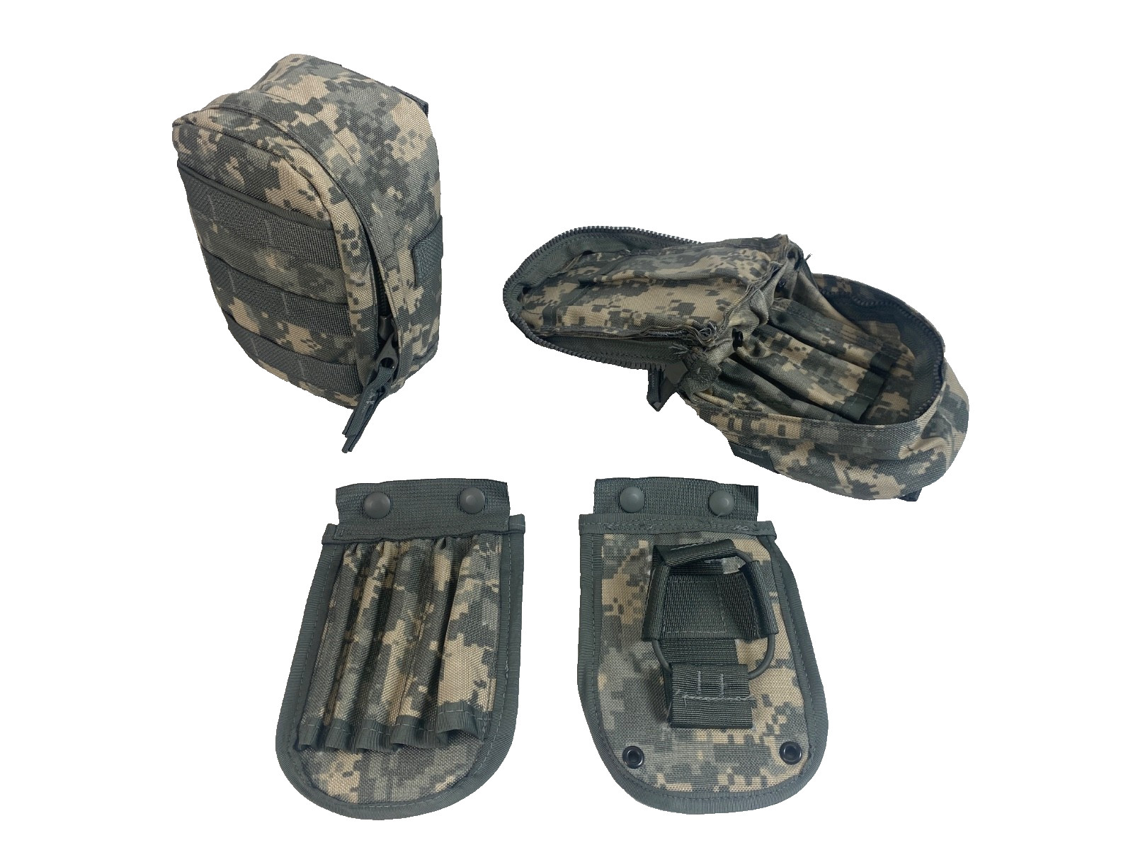 New US Military ACU MOLLE Leaders Set Pouch Utility Pouch Admin Pouch IFAK