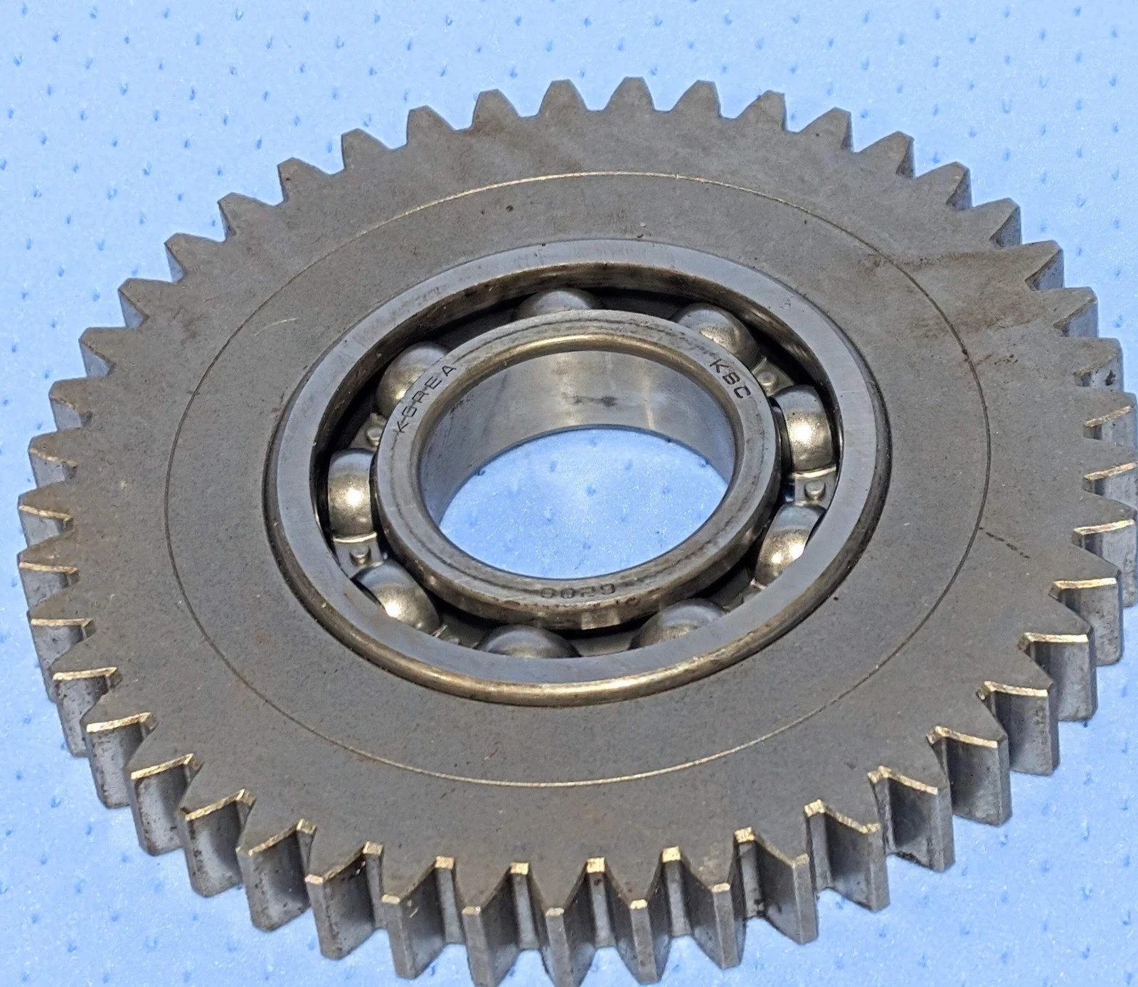 45 Tooth Large Idler Gear and NEW Bearing Fort, Morra, First Choice, Disc Mower