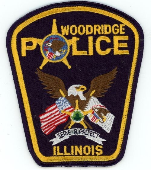ILLINOIS IL WOODRIDGE POLICE NICE SHOULDER PATCH SHERIFF