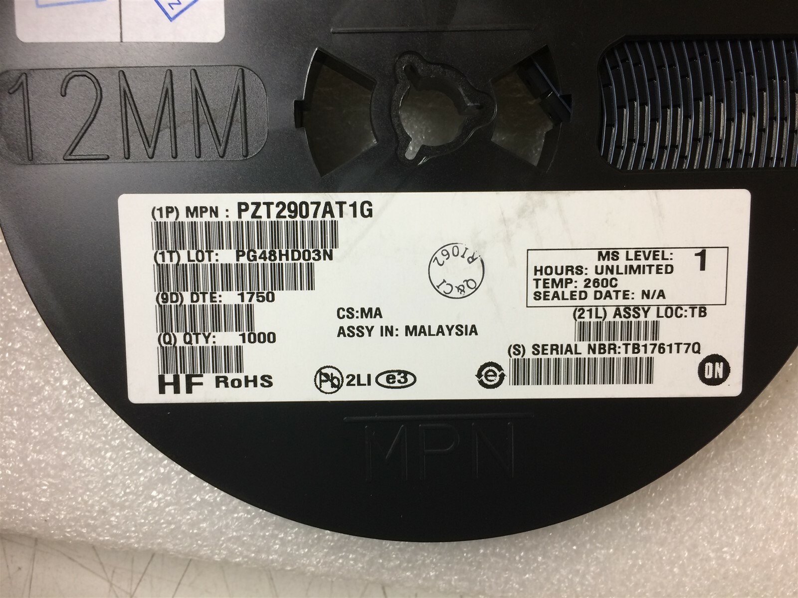 PZT2907AT1G ON SEMI PZT2907A TRANS PNP 60V 0.6A SOT223 ROHS 100 PIECES