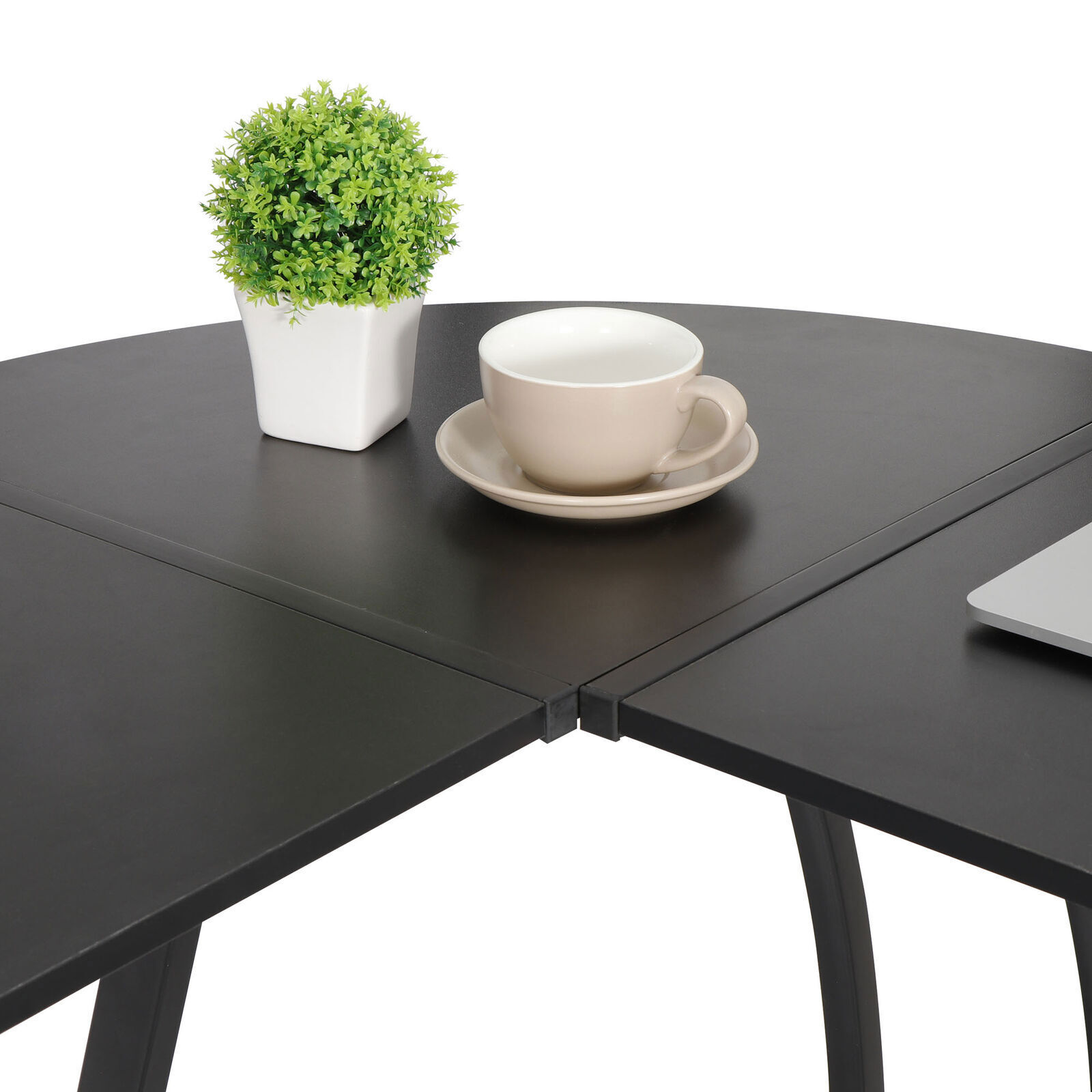 L-Shaped Computer Desk Gameing Corner Desk PC Laptop Table Workstation Home 58"